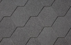 Hexagonaal shingles zwart (per pak 3m2)