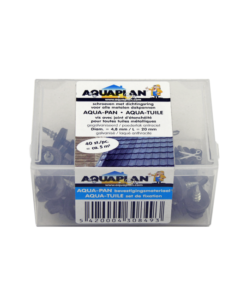 Aqua-pan antraciet schroef per doosje van 40stv (6 schroeven per plaat benodigd)